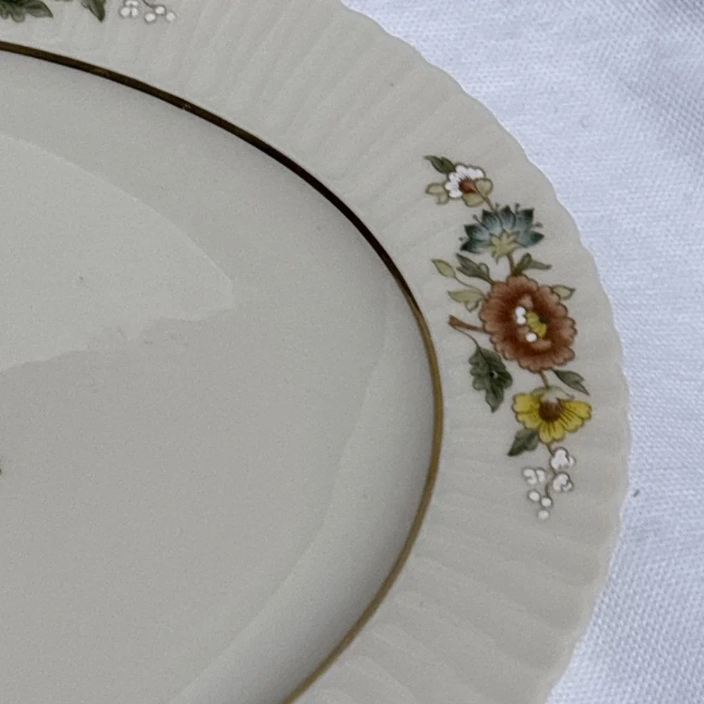 Vintage Lenox Temple Blossom Oval Serving Platter 13.5 x10